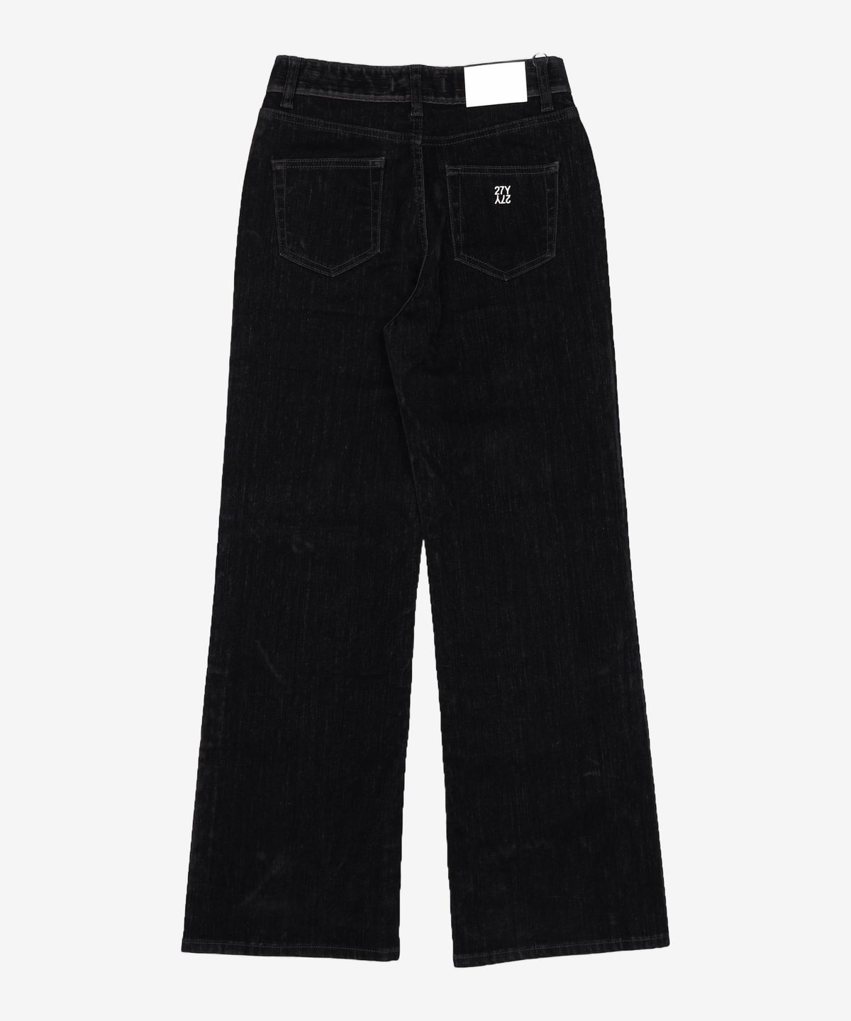 이십칠와이(27Y) Holiday Black Flare Velvet Denim - YF393 S