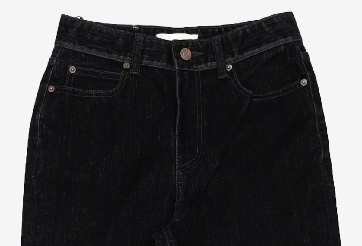 이십칠와이(27Y) Holiday Black Flare Velvet Denim - YF393 S