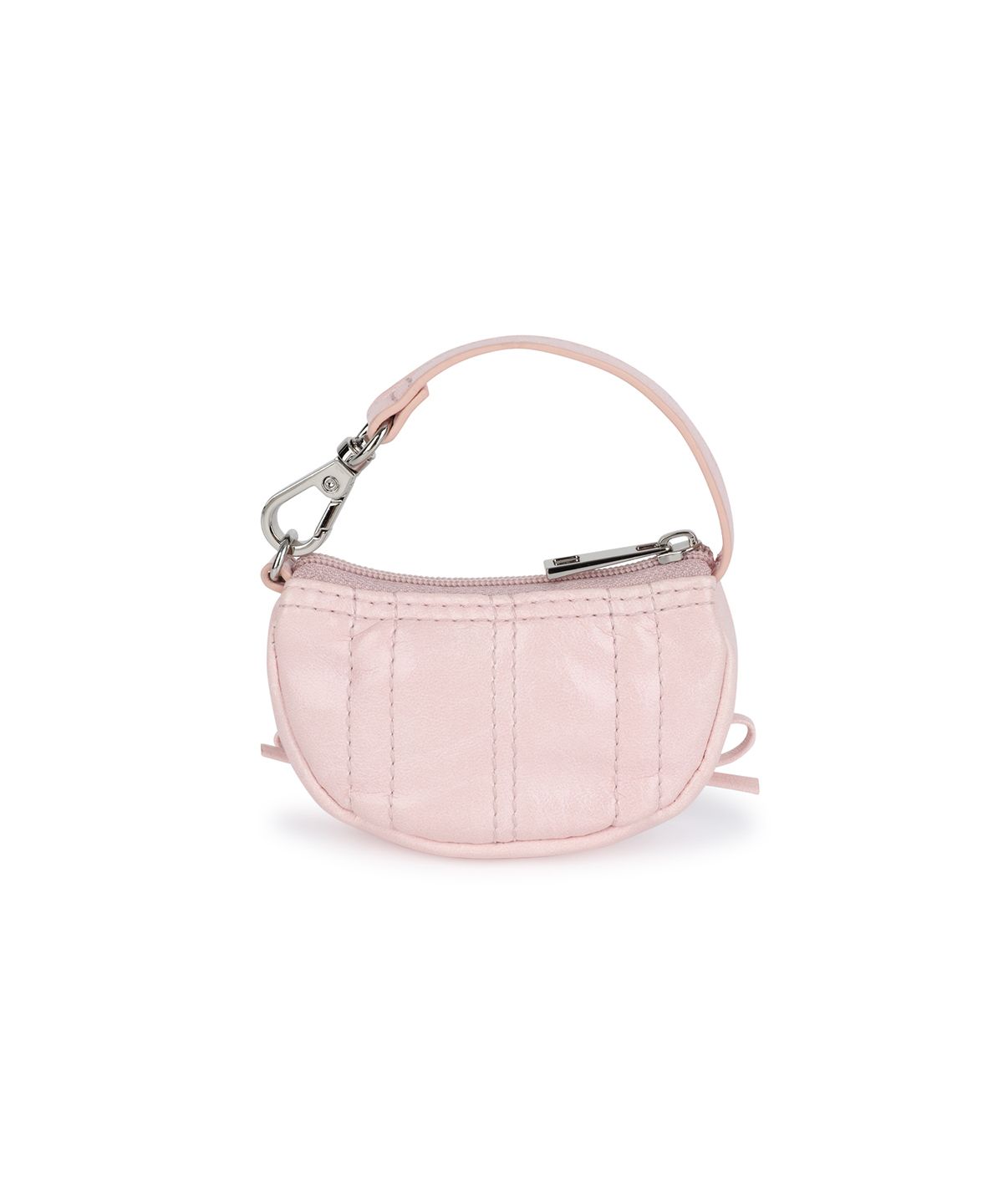 마뗑킴(MATIN KIM) HALF SHIRRING RIBBON CHARM IN LIGHT PINK