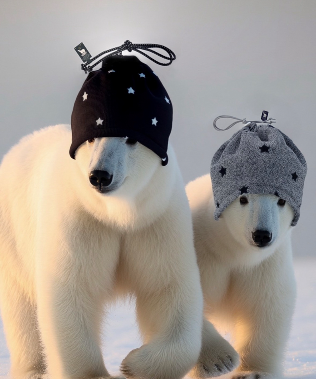 마스컴퍼니(MASCOMPANY) Star bear beanie - Black
