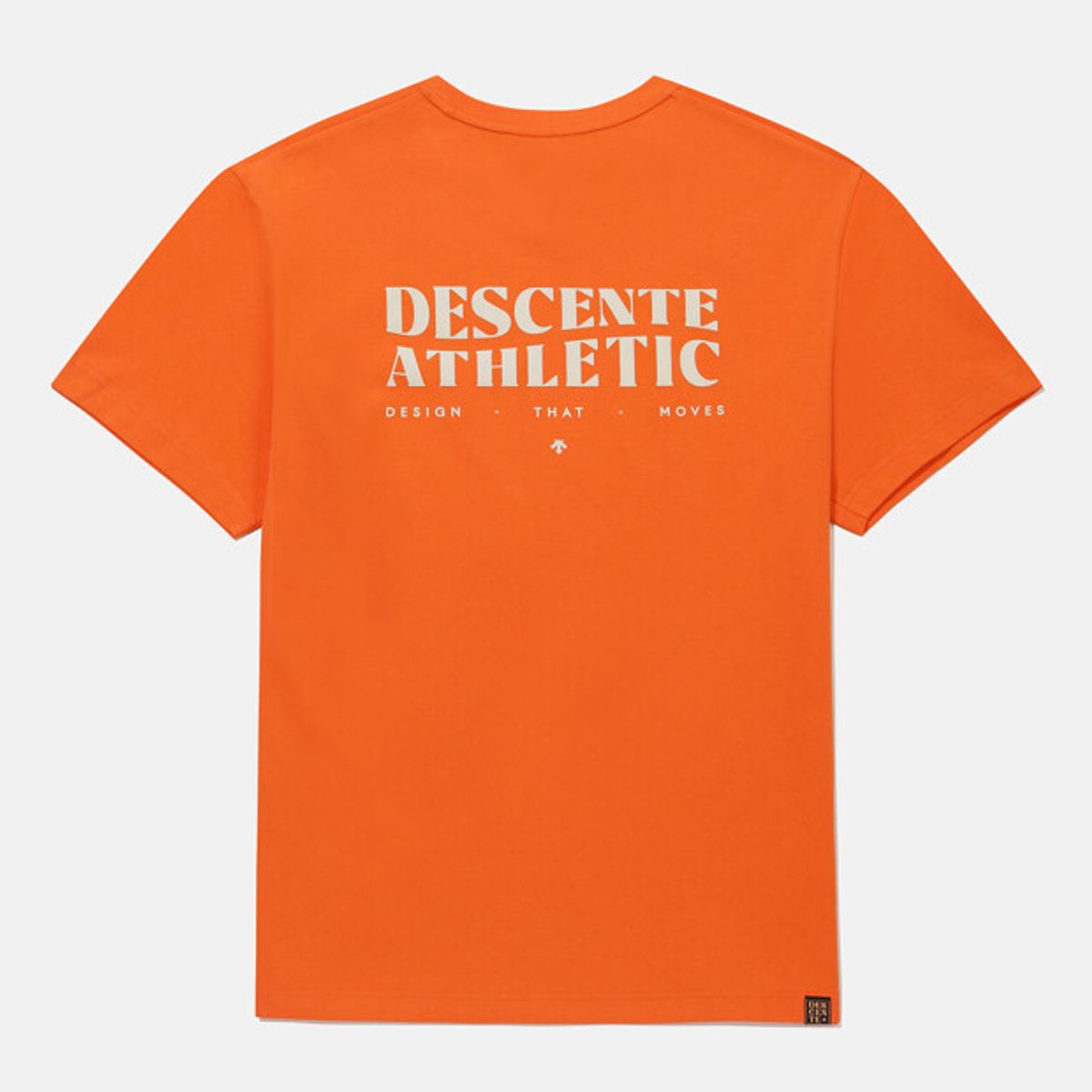데상트(DESCENTE) 무브먼트 소로나쿨 오버핏 반팔 티셔츠 오렌지 SR323UTS76
