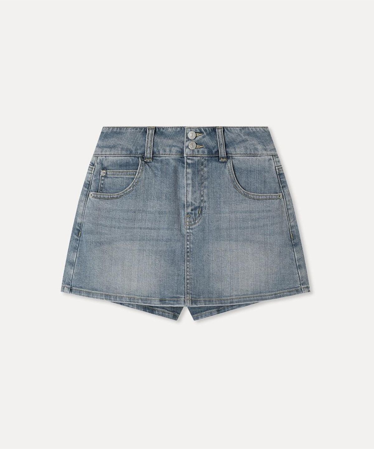 미쏘(MIXXO) 데님 스커트팬츠_MIWTHG716J
