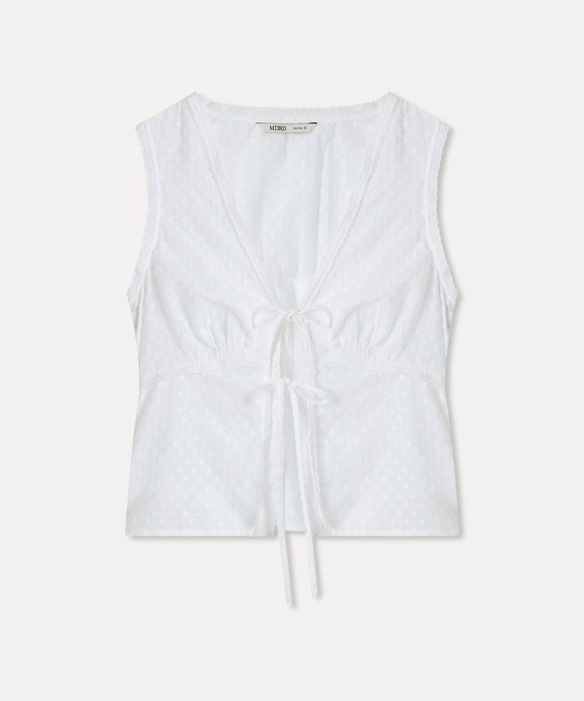 미쏘(MIXXO) 브이넥 레이스 뷔스티에_MIWBNG721G