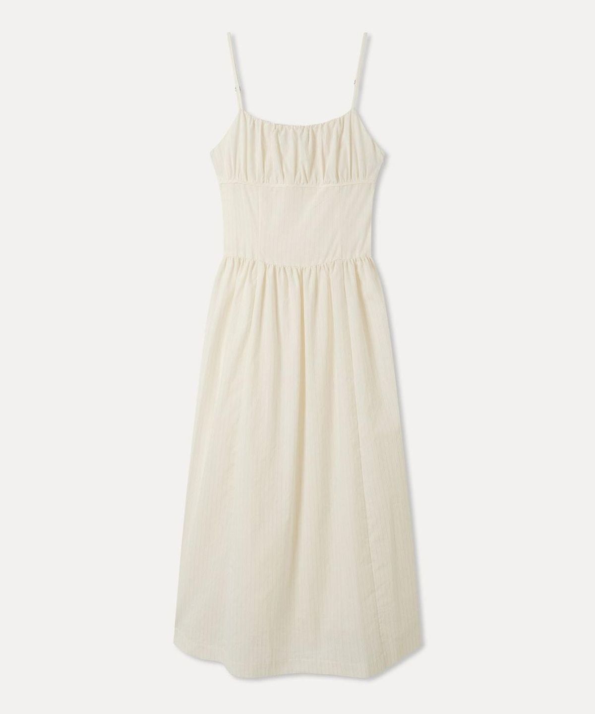 미쏘(MIXXO) 셔링 나시 롱 원피스_MIWOWG701B