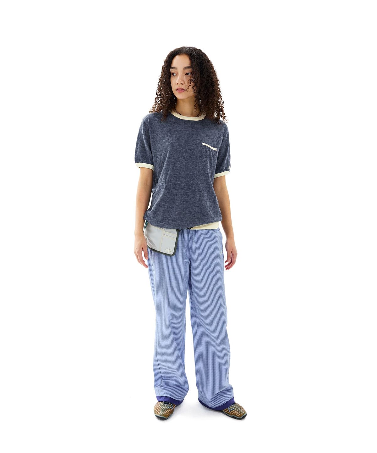 썬러브투어(SUNLOVETOUR) Legacy Ringer Tee Navy