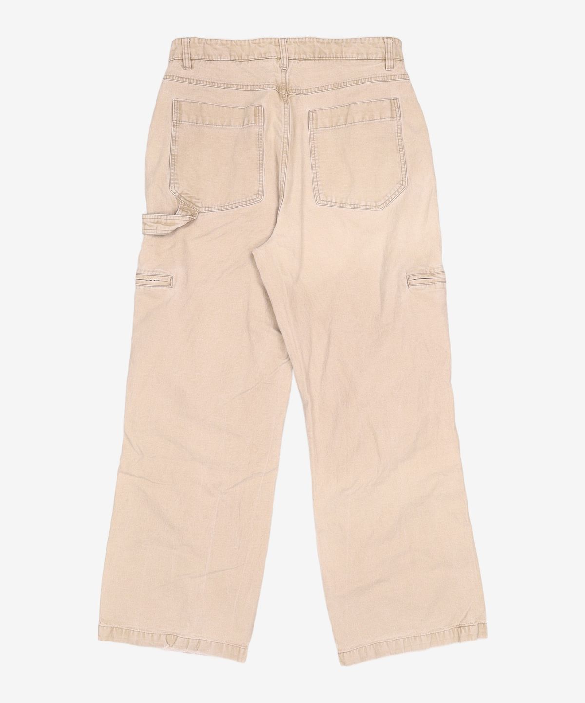 인사일런스(INSILENCE) 워시드 플리츠 루즈 팬츠 ASH BEIGE M