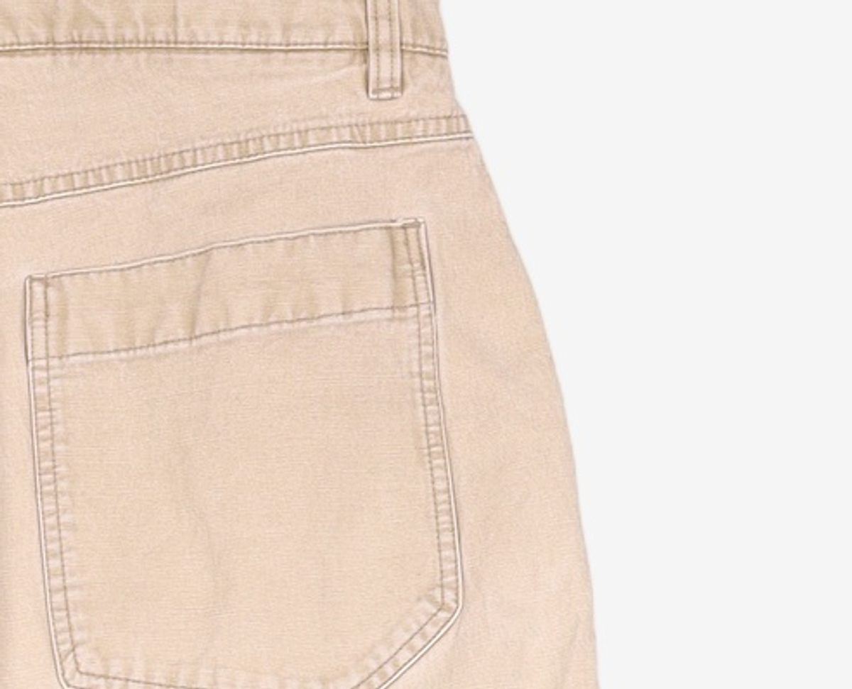 인사일런스(INSILENCE) 워시드 플리츠 루즈 팬츠 ASH BEIGE M