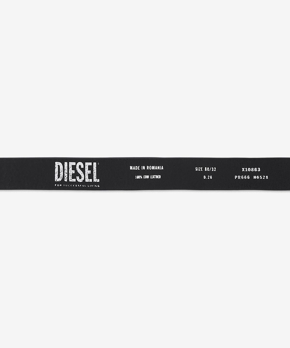 디젤(DIESEL) B-D 로고 팁 25 벨트 - 블랙 / X10863PR666H6528