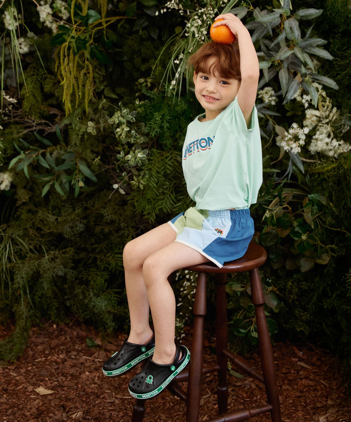 베네통키즈(BENETTONKIDS) 키즈 컬러 클로그 (6colors)