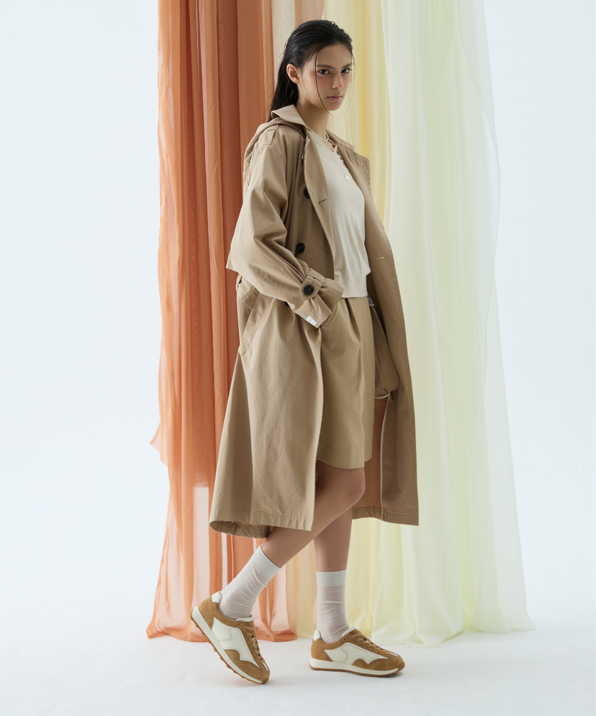 에코에(ECOE) 26 e.c.o.e Archive Sneaker - Oat Beige