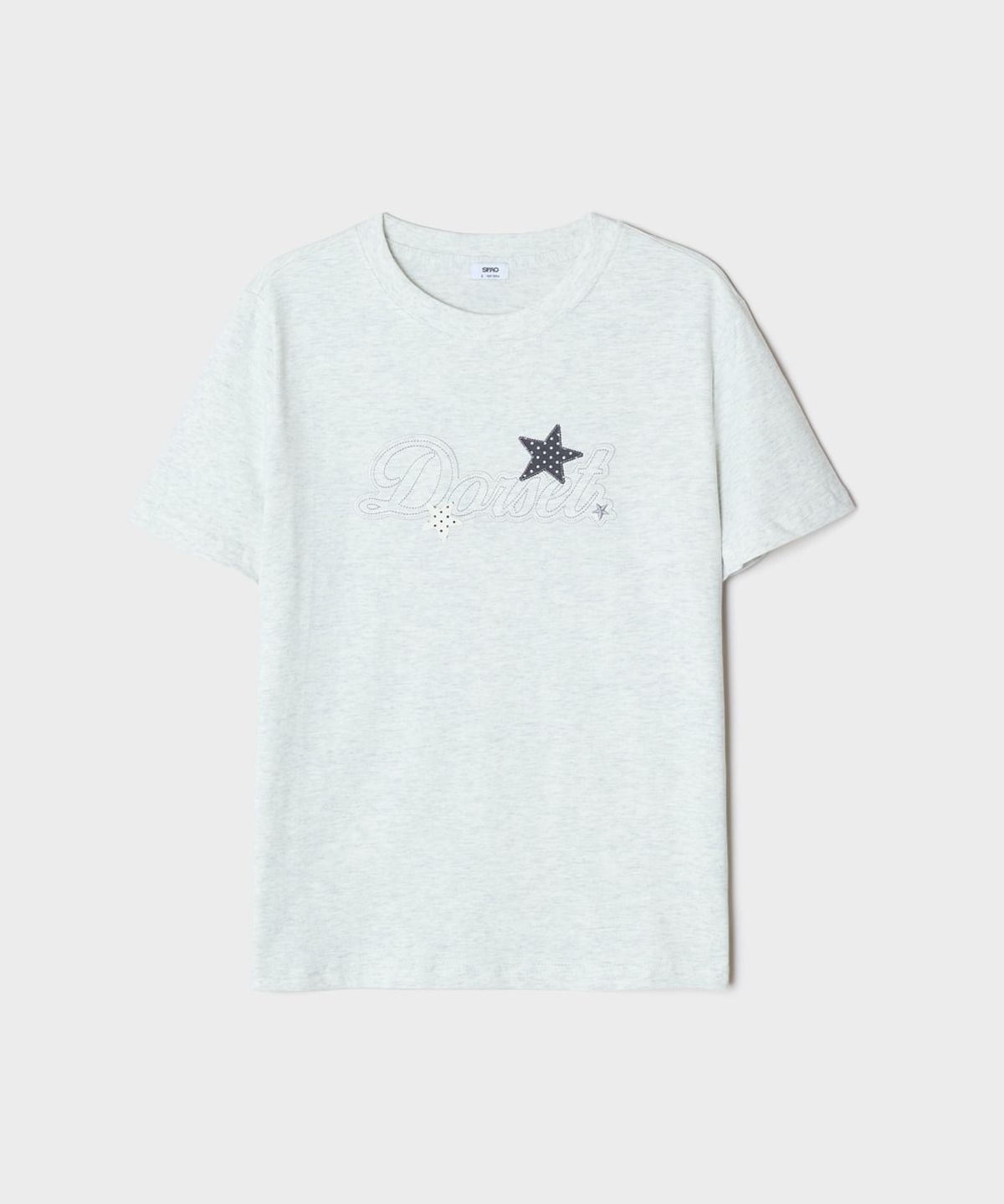 스파오(SPAO) 도트 아플리케 반팔티_SPRPG25G52