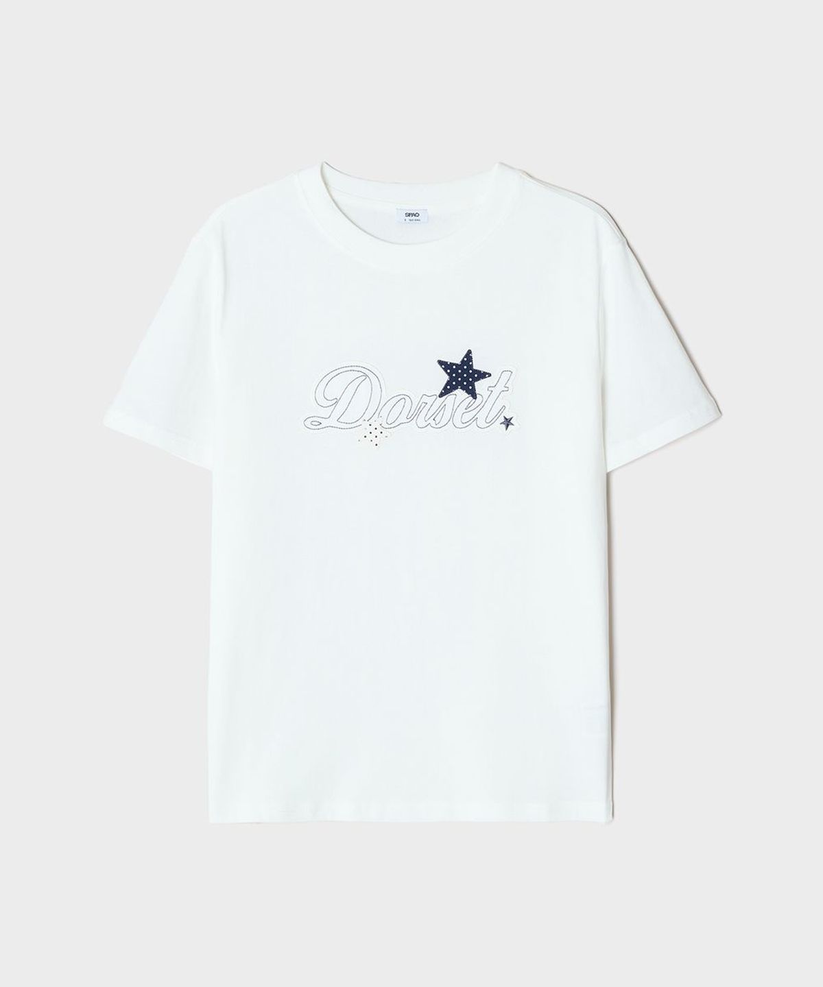 스파오(SPAO) 도트 아플리케 반팔티_SPRPG25G52