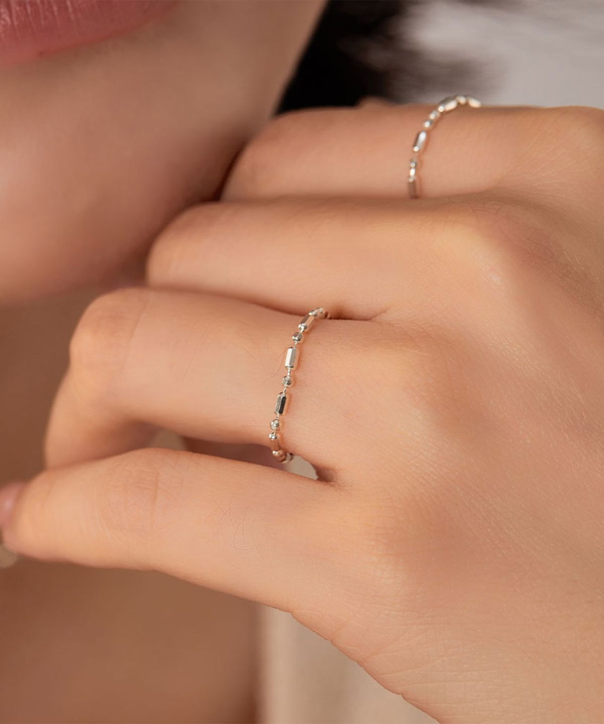 엘렌쥬얼리(HELENE JEWELRY) 925 실버 Silver 비엔나 체인 은 반지