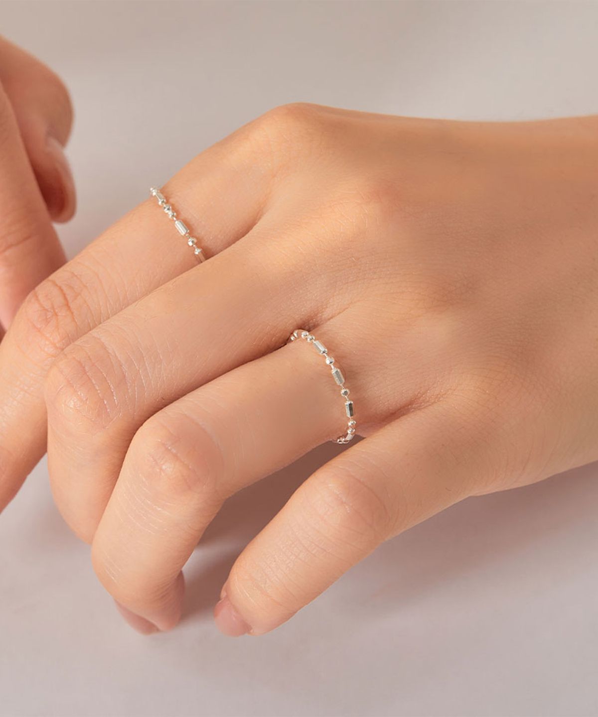 엘렌쥬얼리(HELENE JEWELRY) 925 실버 Silver 비엔나 체인 은 반지