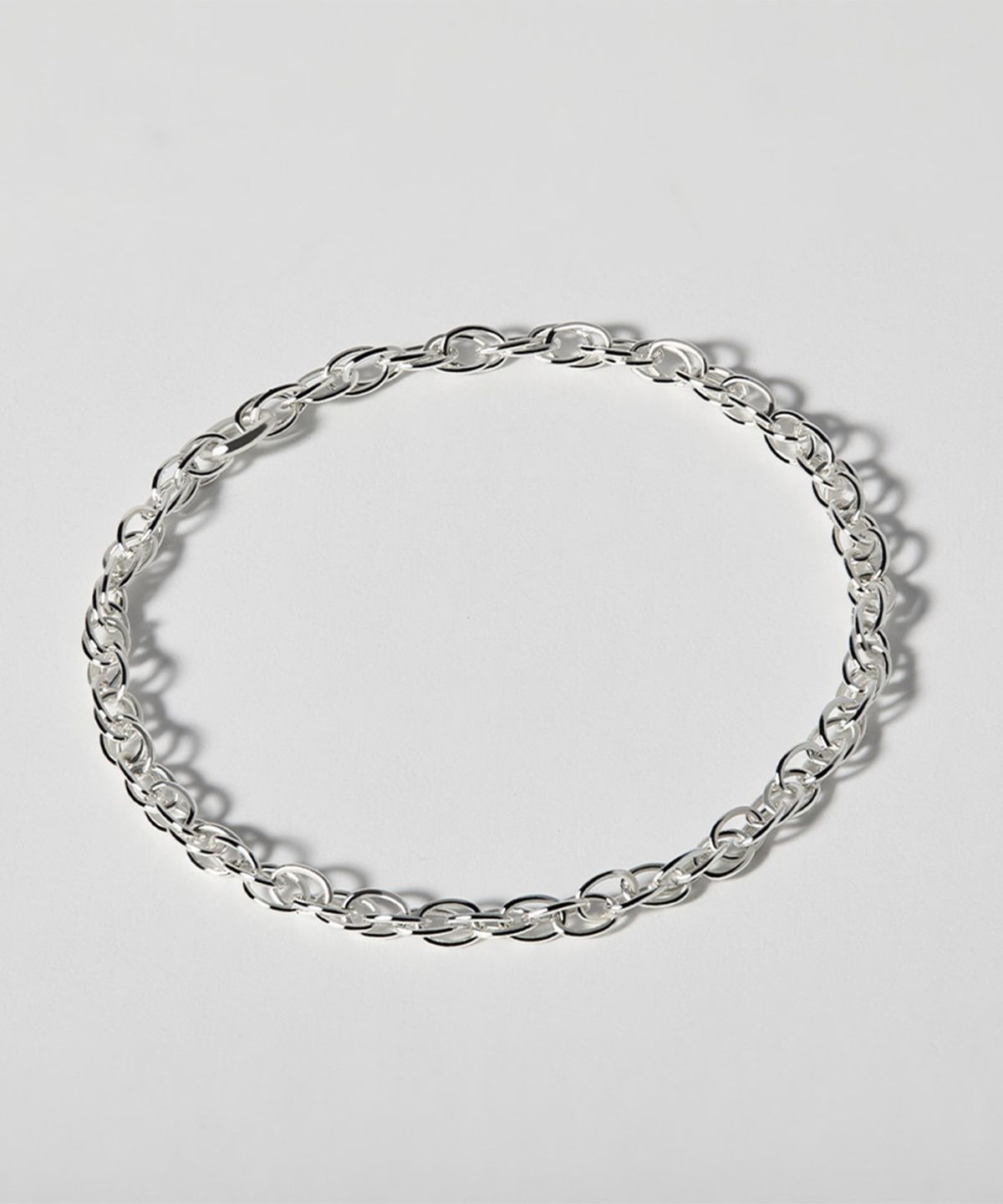 엘렌쥬얼리(HELENE JEWELRY) 925 실버 Silver 로프 스타일 체인 은 반지