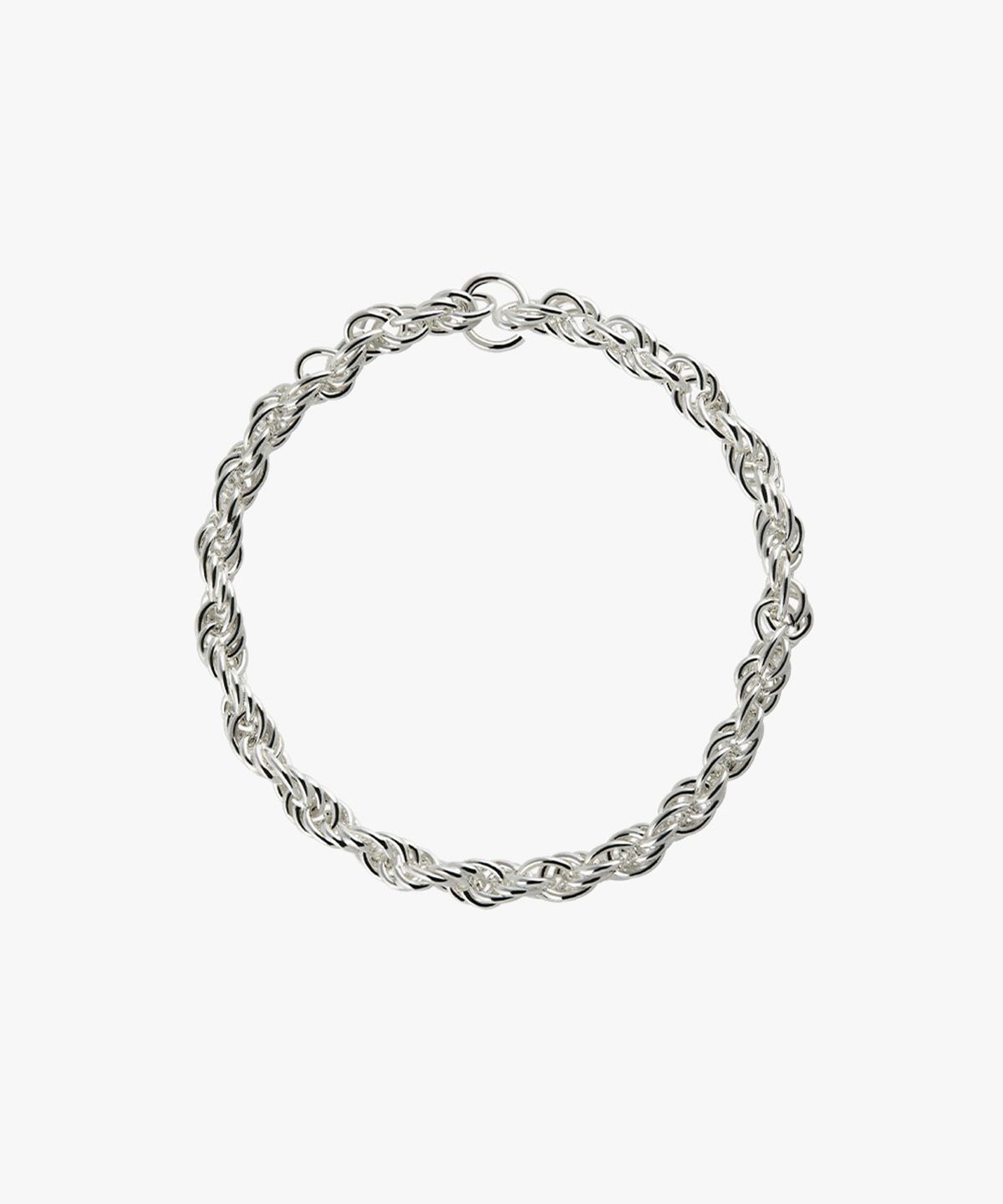 엘렌쥬얼리(HELENE JEWELRY) 925 실버 Silver 트위스트 로프 체인 은 반지