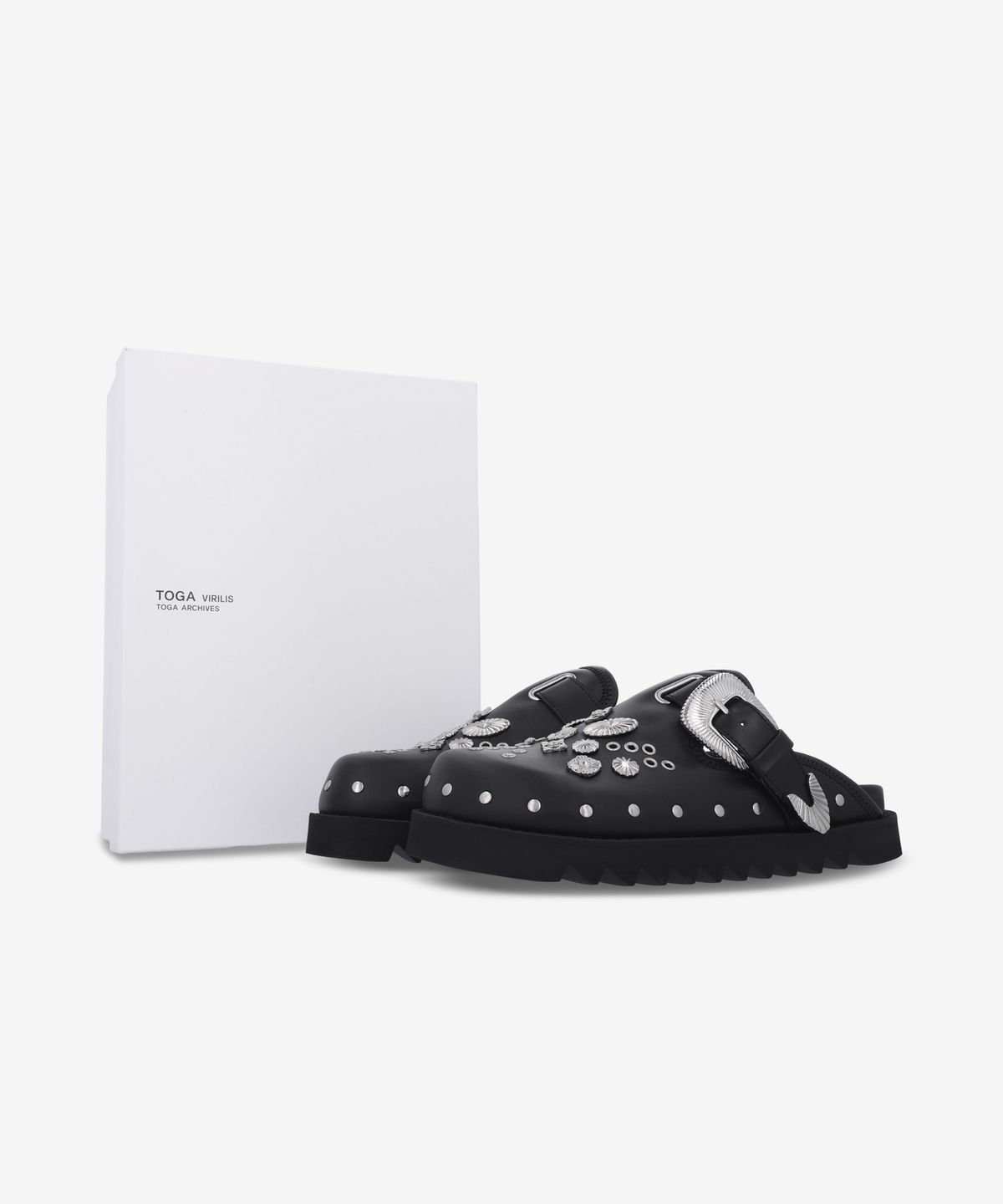 토가(TOGA) [TOGA VIRILIS] 아일렛 메탈 사보 슬라이드 - 블랙 / AJ1066BLACK
