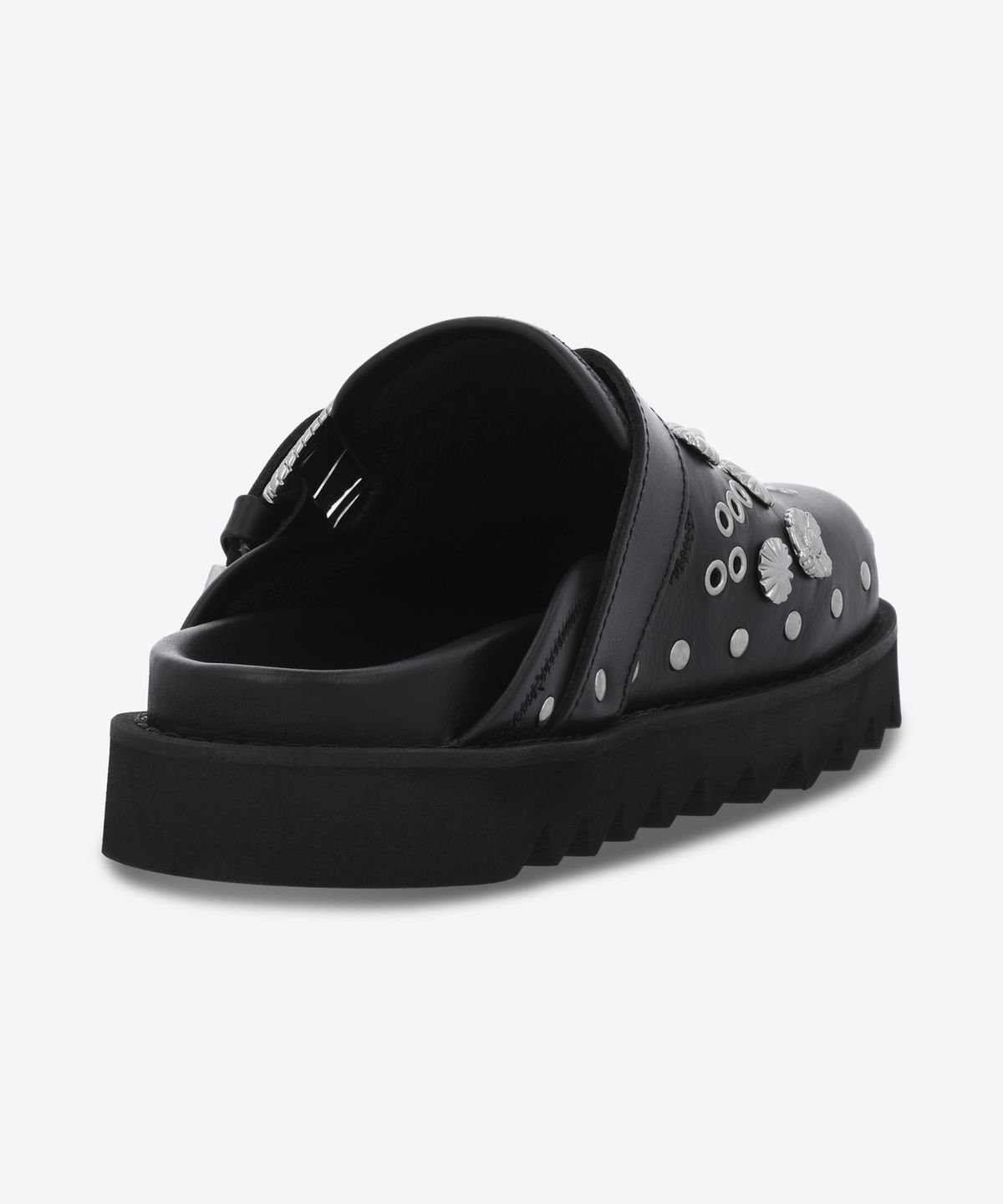 토가(TOGA) [TOGA PULLA] 아일렛 메탈 사보 슬라이드 - 블랙 / AJ1058BLACK