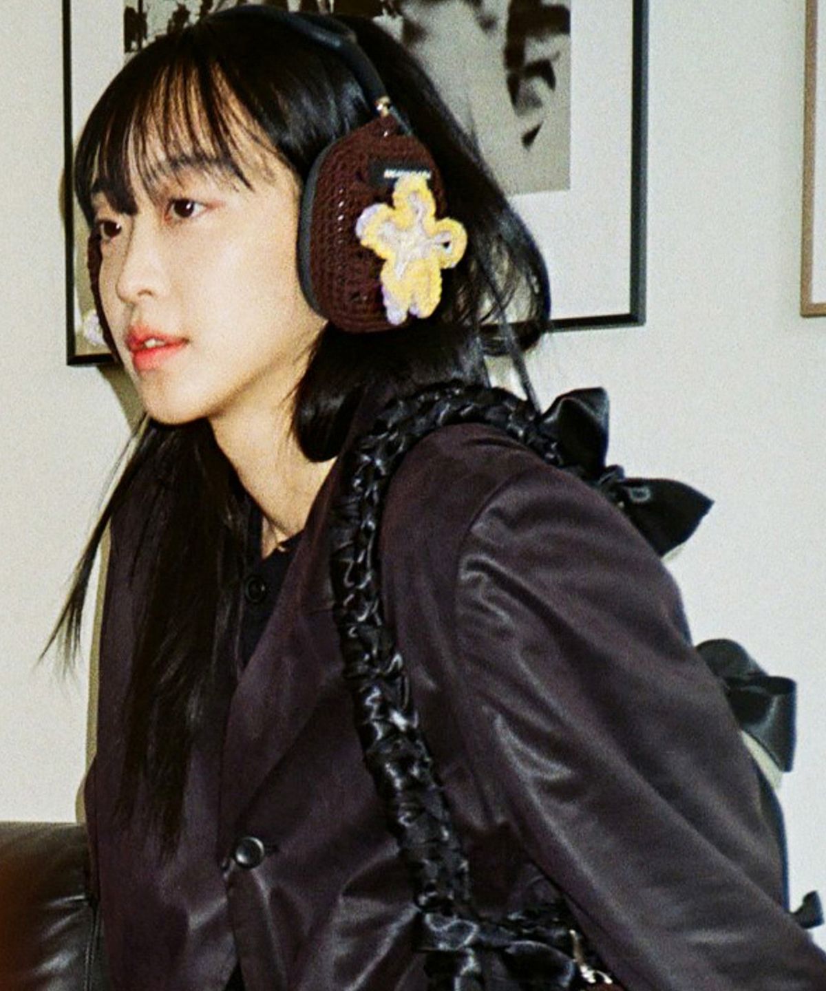 이우가마카라스(IUGAMAKARAS) Crochet Max Case (Choco Banana)