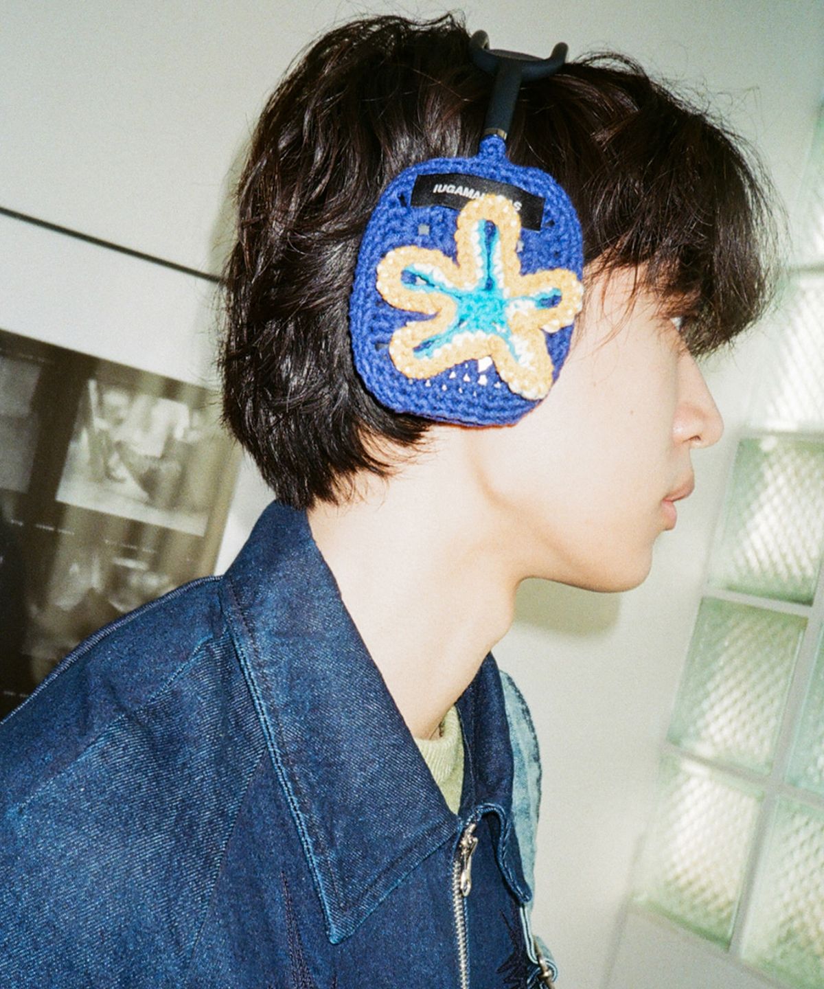 이우가마카라스(IUGAMAKARAS) Crochet Max Case (Sea Flower)