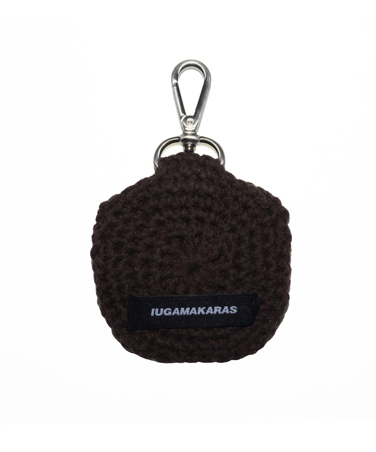 이우가마카라스(IUGAMAKARAS) Crochet Mini Pouch (Choco Banana)