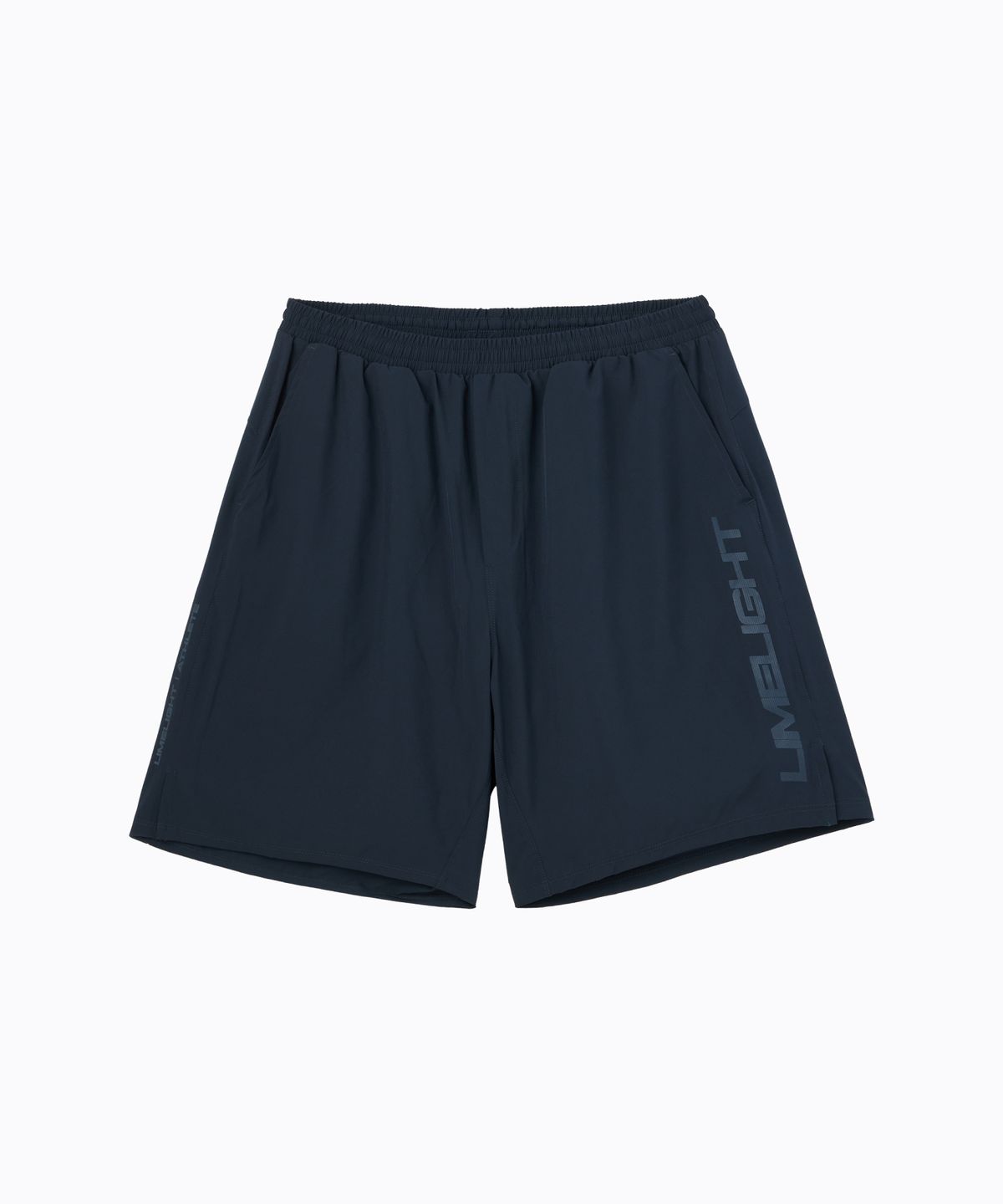 라임라잇 어패럴(LIMELIGHT APPAREL) 애슬릿 라임라잇 빅 로고 라이너 쇼츠 (네이비/네이비)