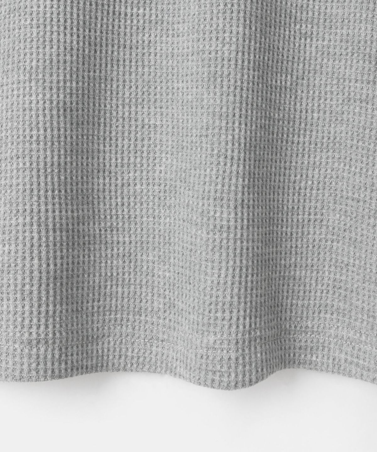 인더스트(INDUST) 절개라인 와플 헨리넥 반팔 티셔츠_3color