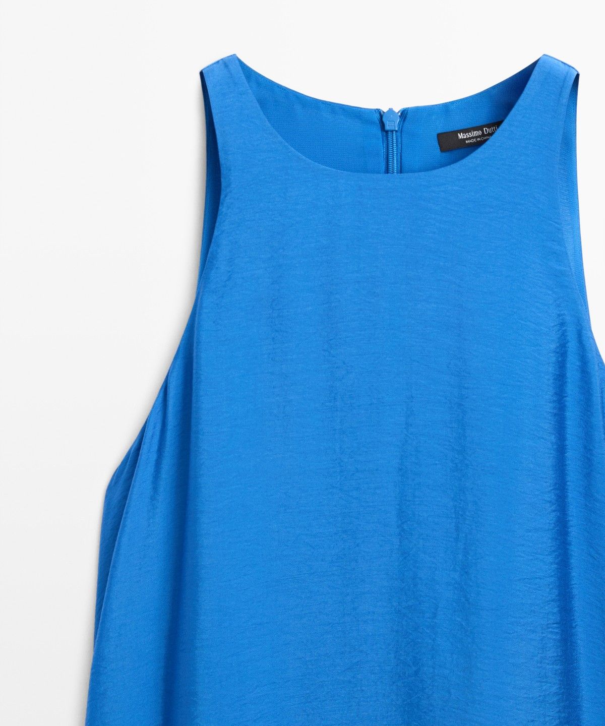 마시모두띠(MASSIMO DUTTI) 홀터넥 플루이드 롱 드레스