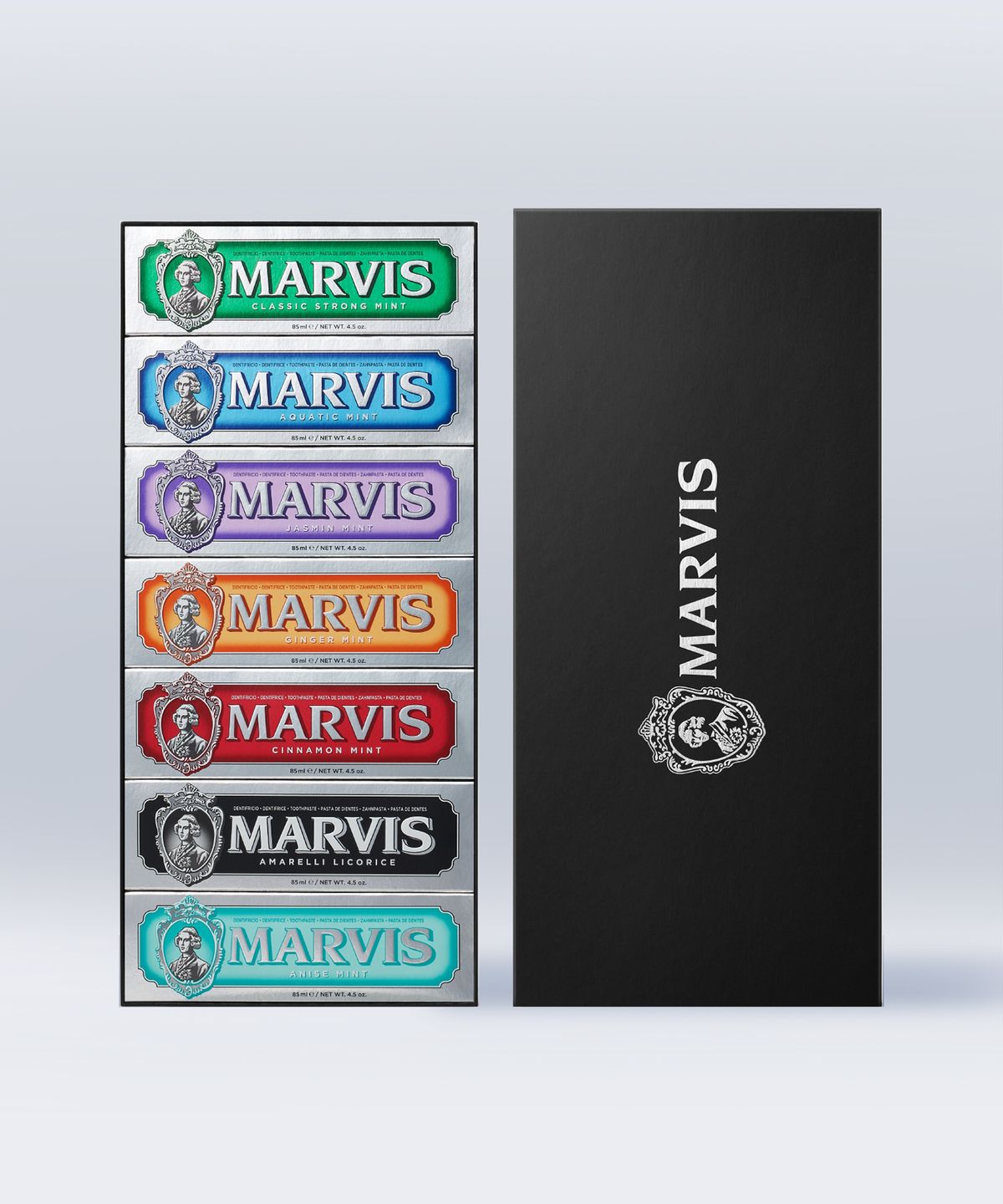 마비스(MARVIS) 치약 85ml 7종 세트(+화이트민트 10ml*3개)