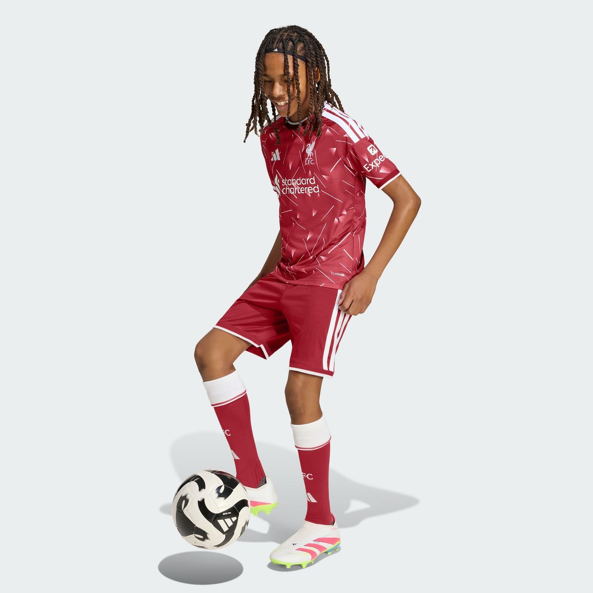 아디다스 키즈(ADIDAS KIDS) 리버풀 FC 26/27 아동용 홈 쇼츠 KB8264