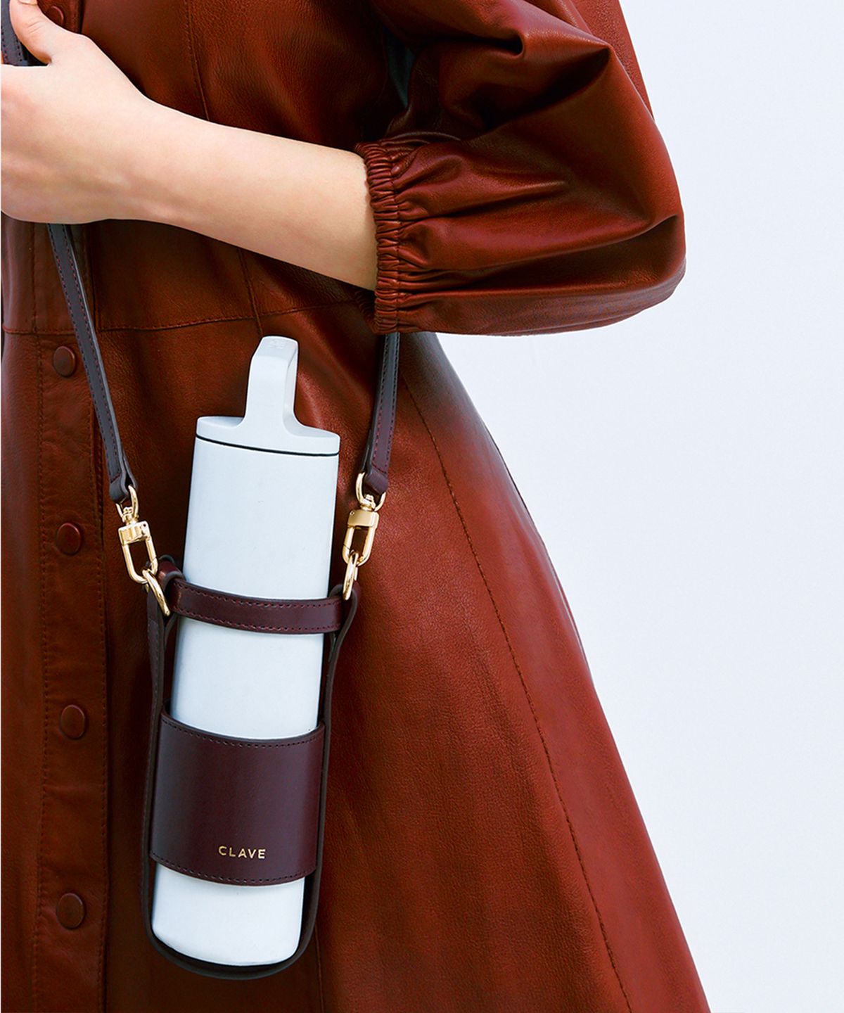 끌라베(CLAVE) 물병백 버건디 (WATER BOTTLE BAG Burgundy)