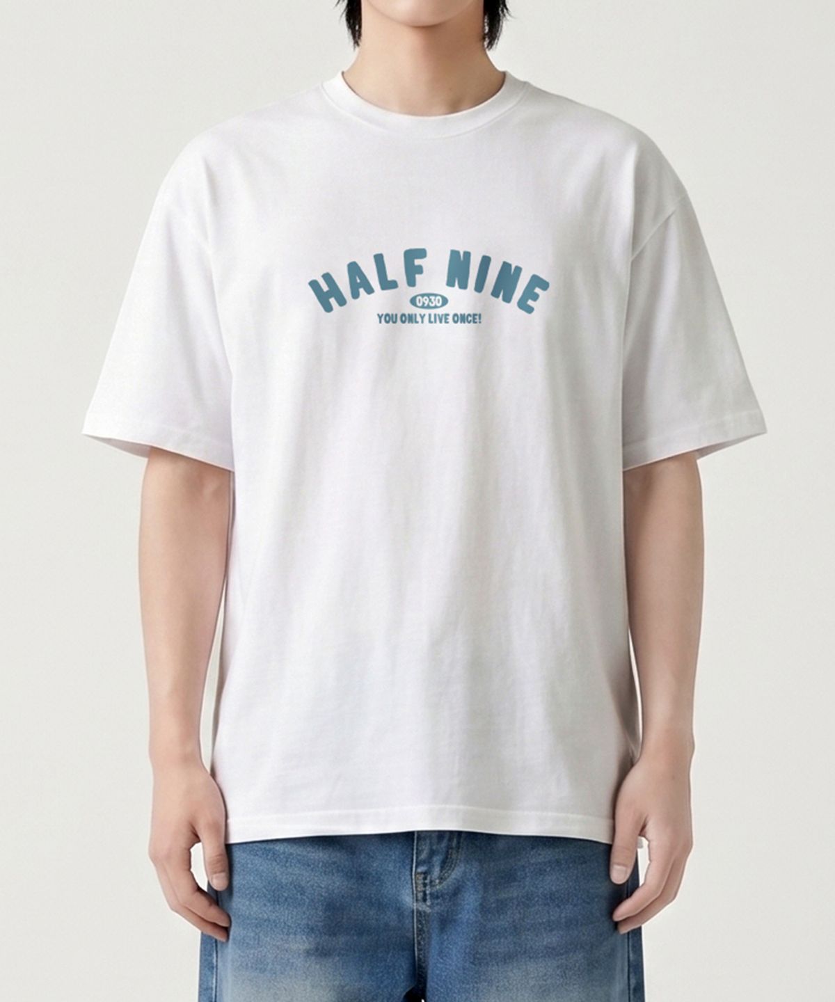 하프나인(HALFNINE) 웨스트코스트 무드 반팔 티셔츠 I05BRD_HBX11335