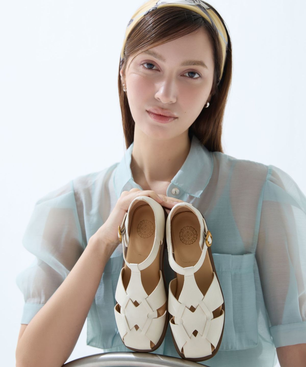 에코에(ECOE) e.c.o.e Vintage Heritage Legacy Sandal - Soft White