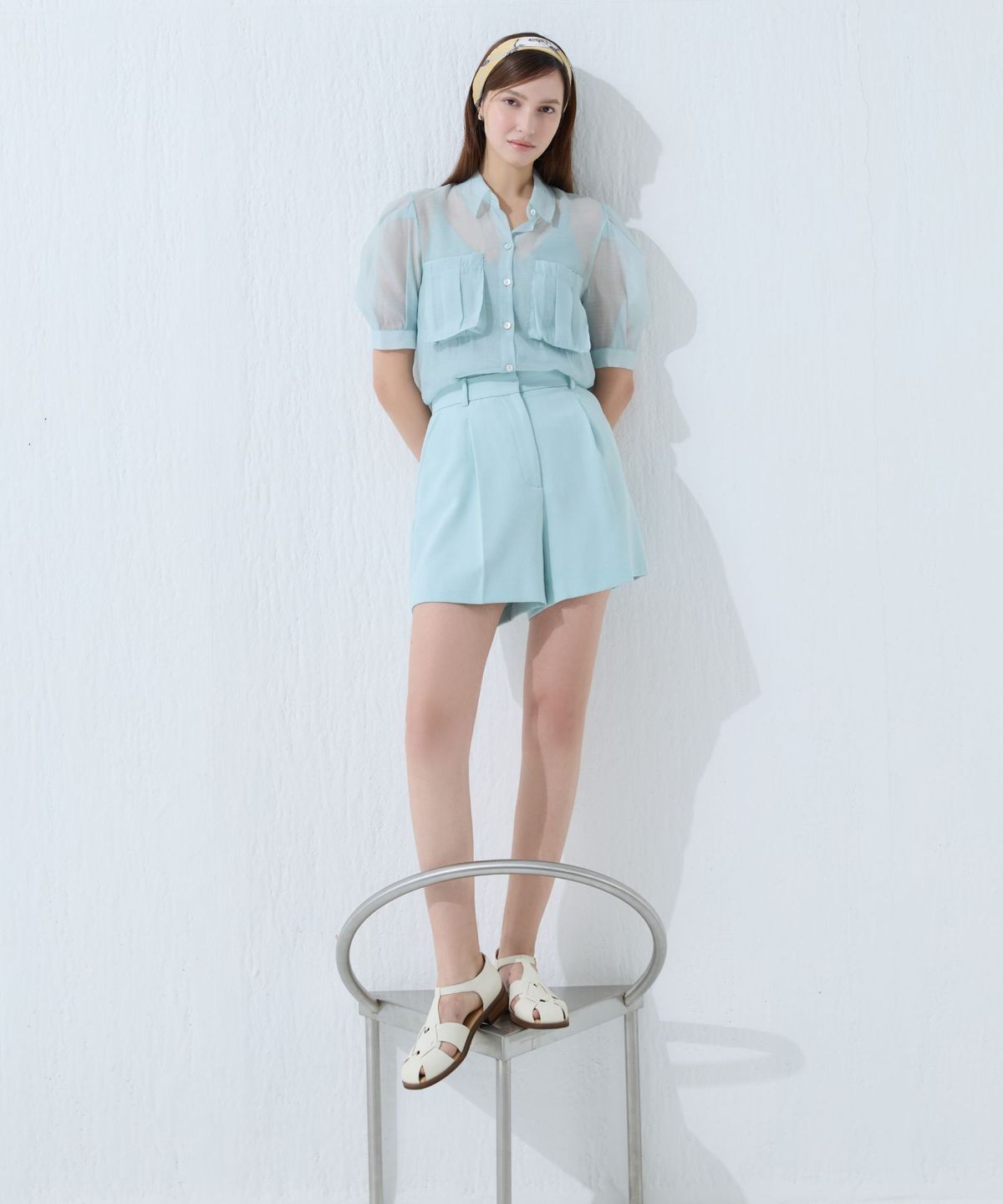 에코에(ECOE) e.c.o.e Vintage Heritage Legacy Sandal - Soft White