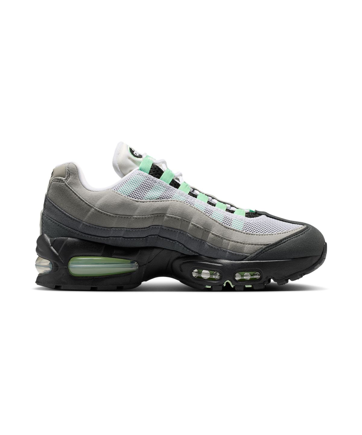 나이키(NIKE) 에어 맥스 95 빅 버블 W - 블랙:화이트:미디엄 그레이:프레시 민트 / HJ5996-005