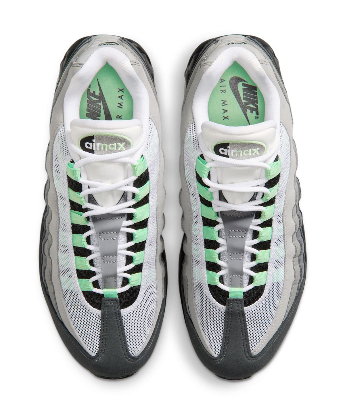 나이키(NIKE) 에어 맥스 95 빅 버블 W - 블랙:화이트:미디엄 그레이:프레시 민트 / HJ5996-005