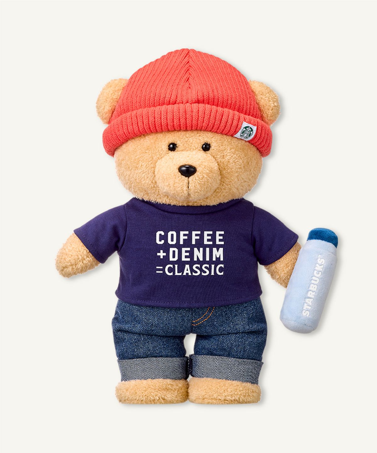 스타벅스(STARBUCKS) 워시드 블루 댄싱 베어리스타 인형 (딥)