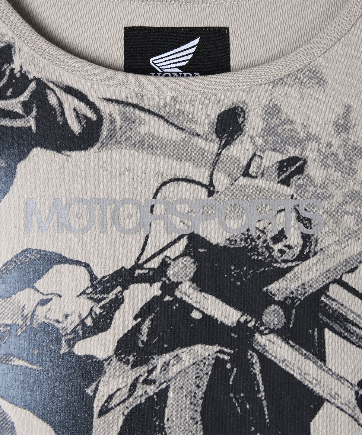 핍스 모터사이클(PHYPS MOTORCYCLE) Womens Motorsport Crop Sleeveless Beige