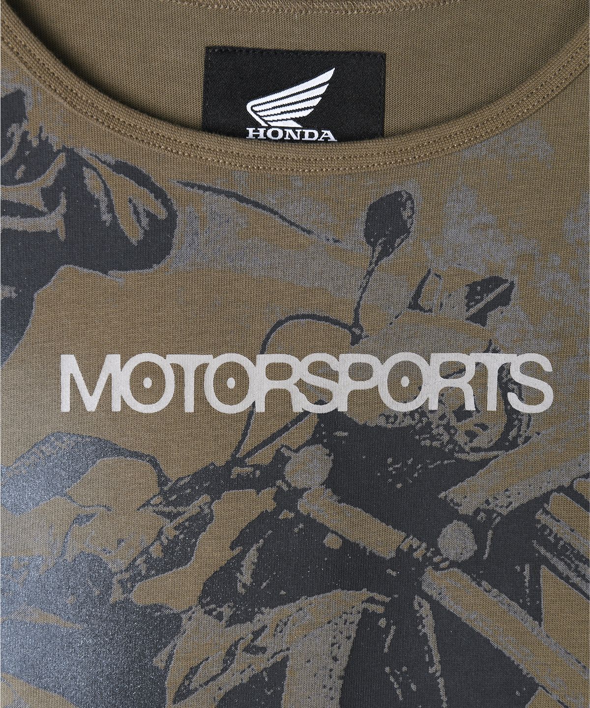 핍스 모터사이클(PHYPS MOTORCYCLE) Womens Motorsport Crop Sleeveless Khaki