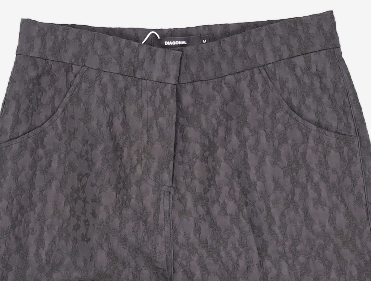 다이애그널(DIAGONAL) FLOWER JACQUARD SHORTS (black) M