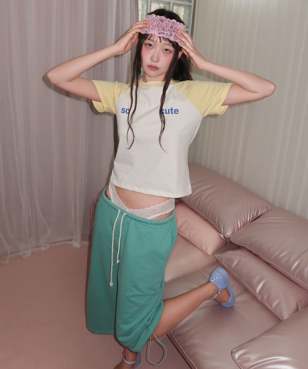 키코지(KIKOZY) 앤드 터프 미디 팬츠 민트