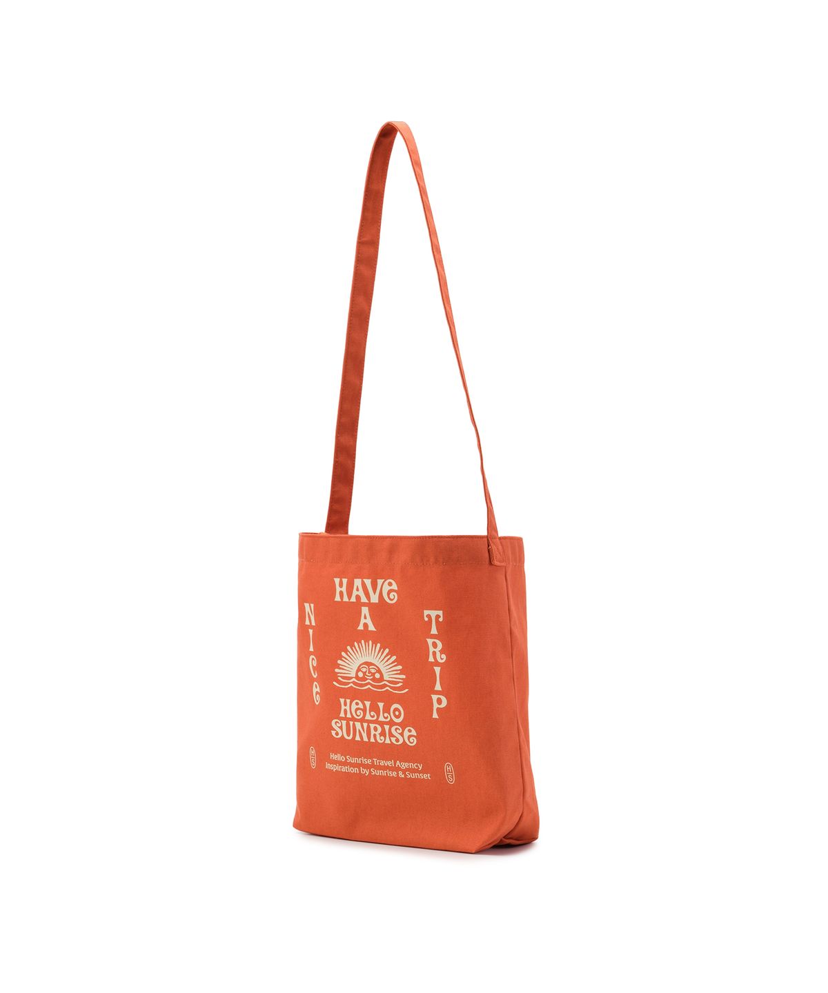 헬로 선라이즈(HELLO SUNRISE) HNT Canvas Mini Bag_Coral