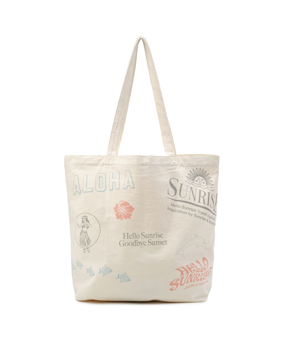 헬로 선라이즈(HELLO SUNRISE) HS Graphic Tote Bag_Ivory