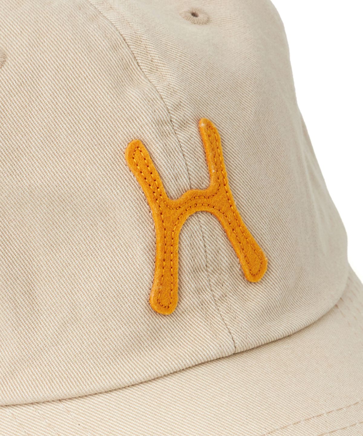 헬로 선라이즈(HELLO SUNRISE) H Logo Cotton Ball Cap_Beige