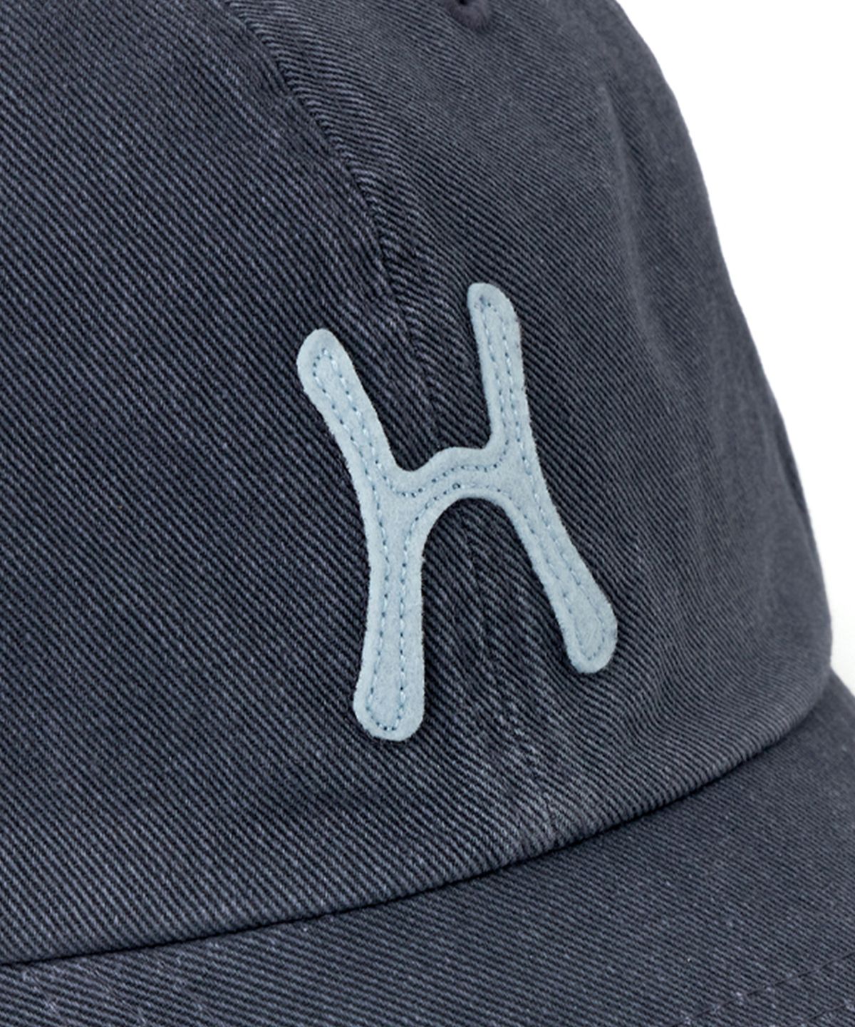 헬로 선라이즈(HELLO SUNRISE) H Logo Cotton Ball Cap_Navy