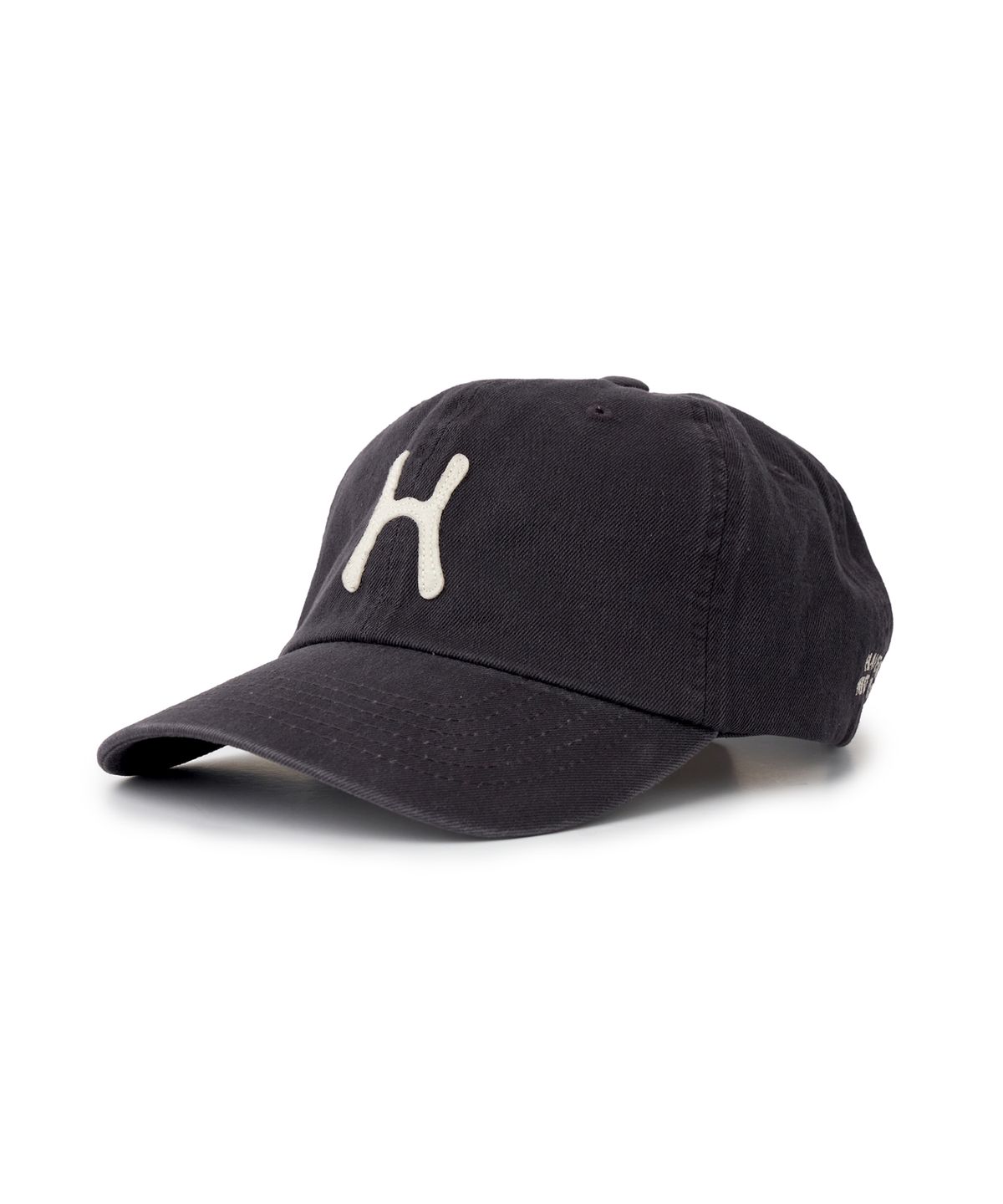 헬로 선라이즈(HELLO SUNRISE) H Logo Cotton Ball Cap_Charcoal