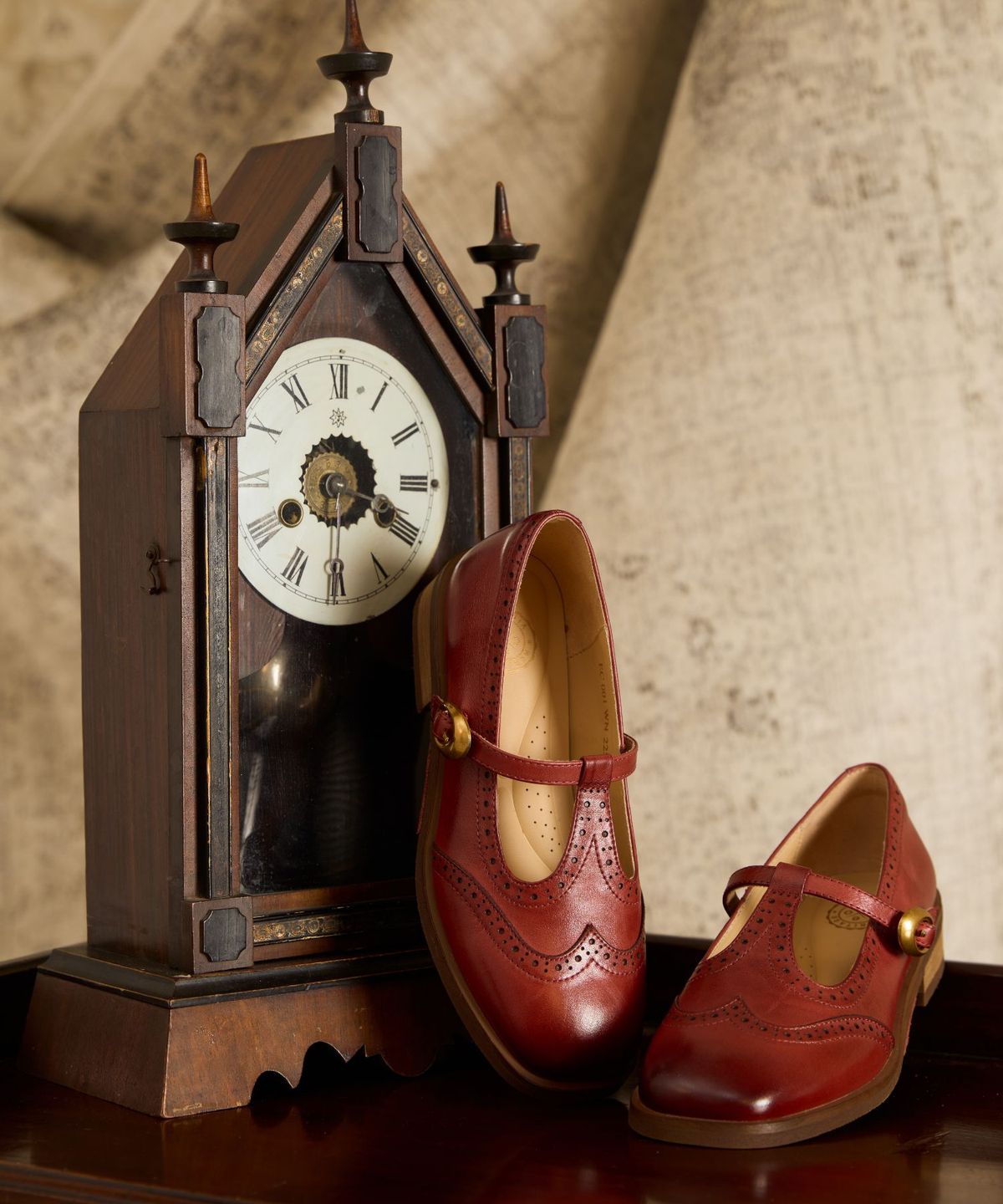 에코에(ECOE) e.c.o.e Vintage Heritage Signature Classic loafer - Burgundy