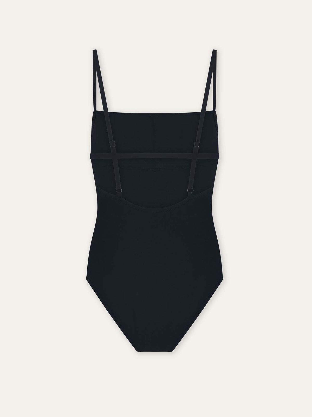 오베르(AUBER) Clean Line Swimsuit - Black