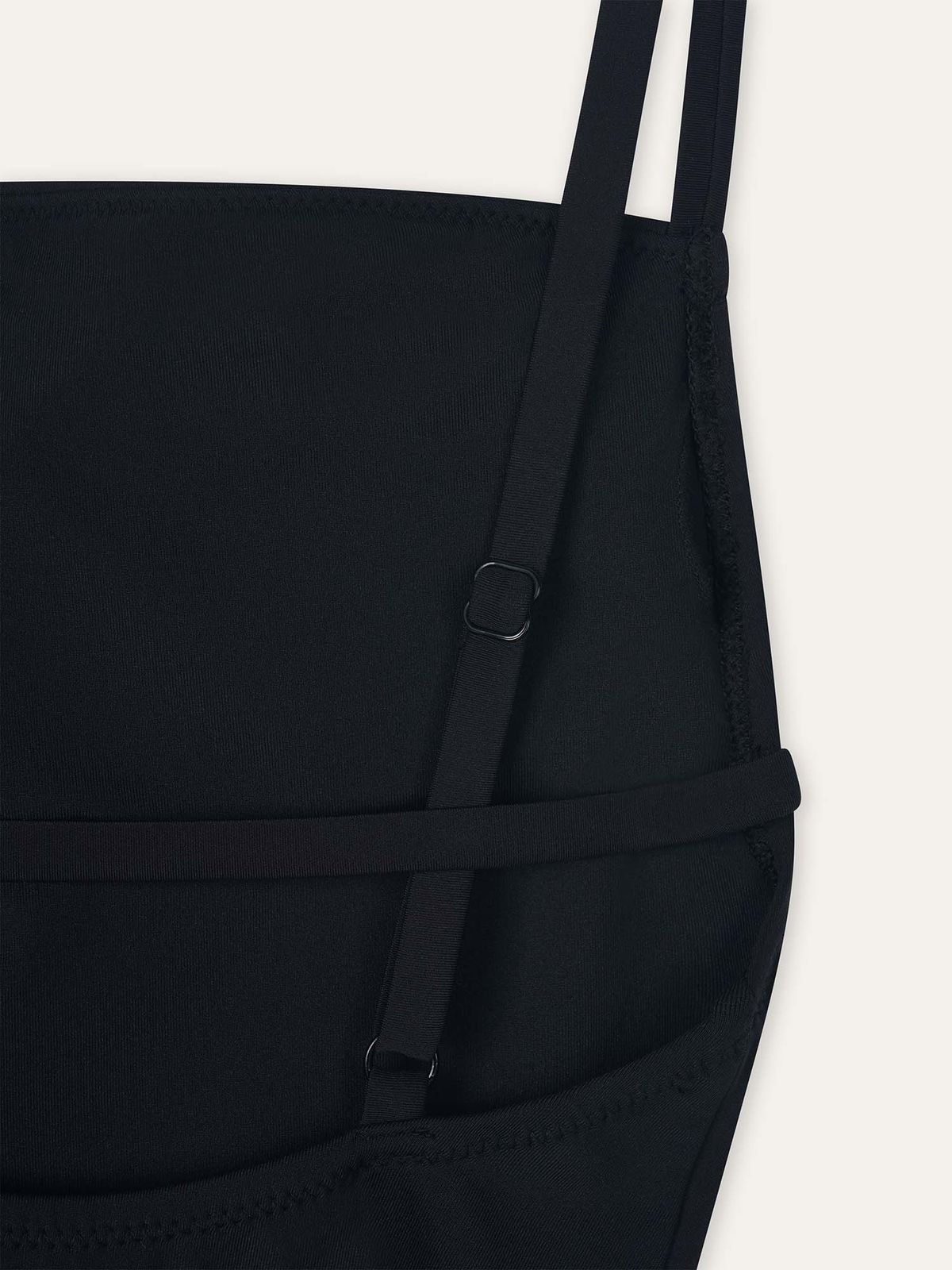 오베르(AUBER) Clean Line Swimsuit - Black