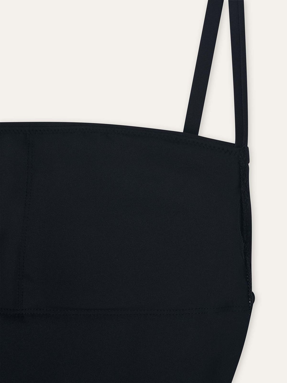 오베르(AUBER) Clean Line Swimsuit - Black